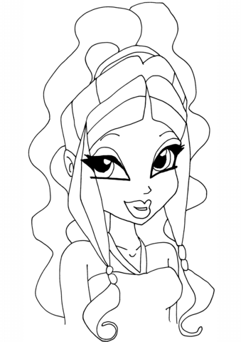 Layla (Aisha) Coloring Page